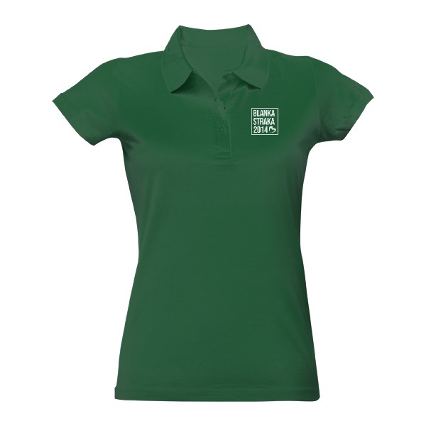 Dámska polokošeľa Single s potlačou Dámské polotričko Blanka Straka White Heart