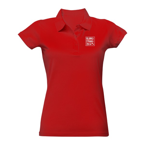 Dámska polokošeľa Single s potlačou Dámské polotričko Blanka Straka White Heart