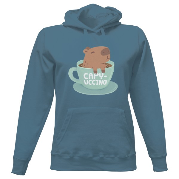 Ladies' hoodie Capyuccino