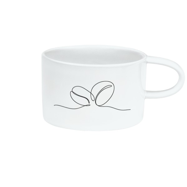 Macaroon Cup s potiskem Coffee beans