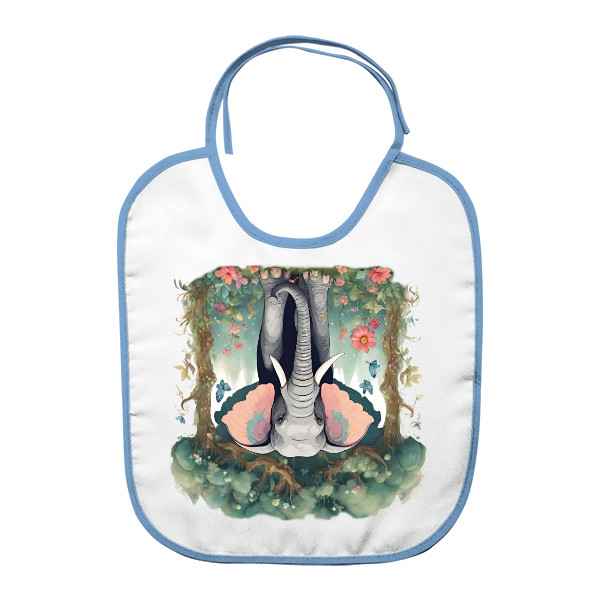 Kids' bib Elephant Octopus