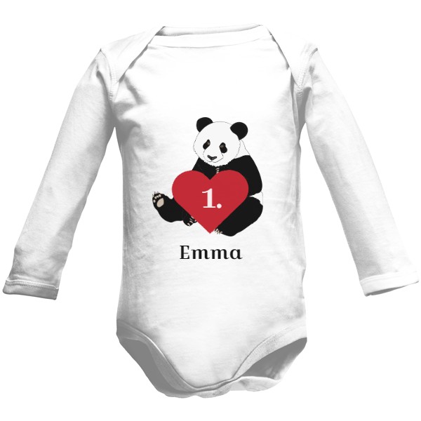 Kids' overall bodysuit  Infant Longsleeve Bodysuit Panda