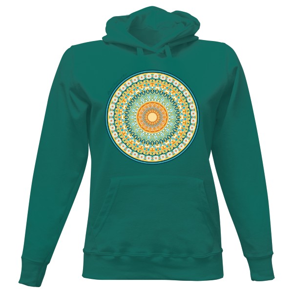 Ladies' hoodie Mandala - pattern LA no. 1