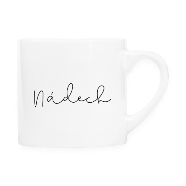 Hrnček espresso s potlačou Nádych - Výdych