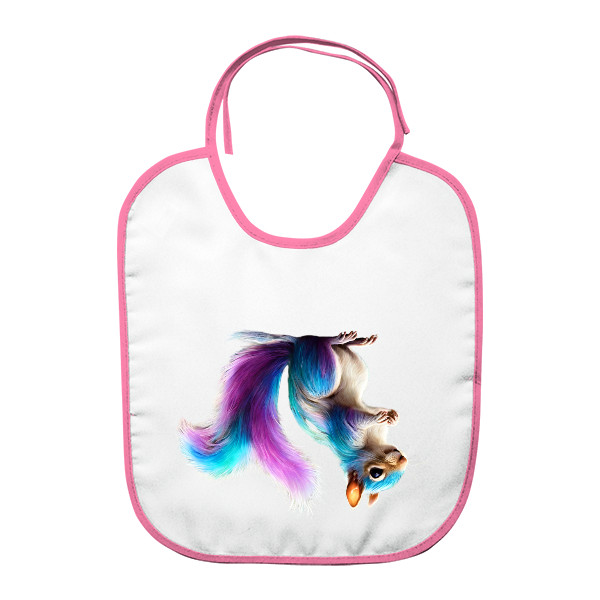 Kids' bib Rainbow Squirrel - Bib