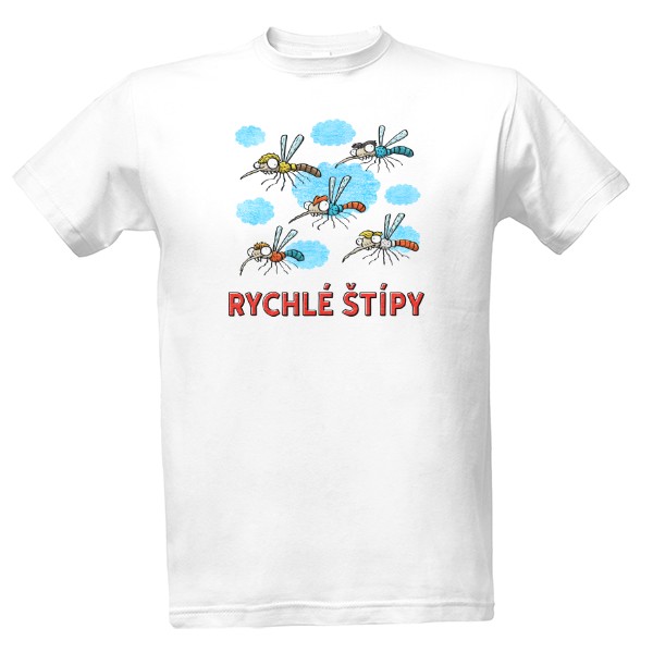 Tričko s potiskem Rychlé štípy