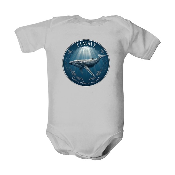 Kids' bodysuit  Timmy the Whale – Hope